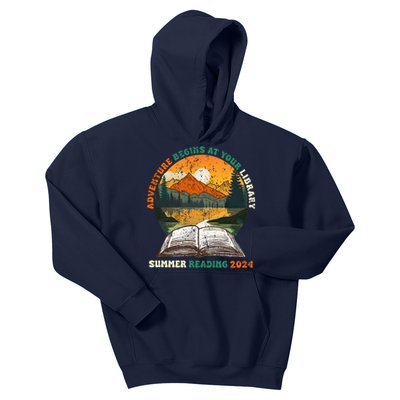 Library Summer Reading 2024 Kids Hoodie