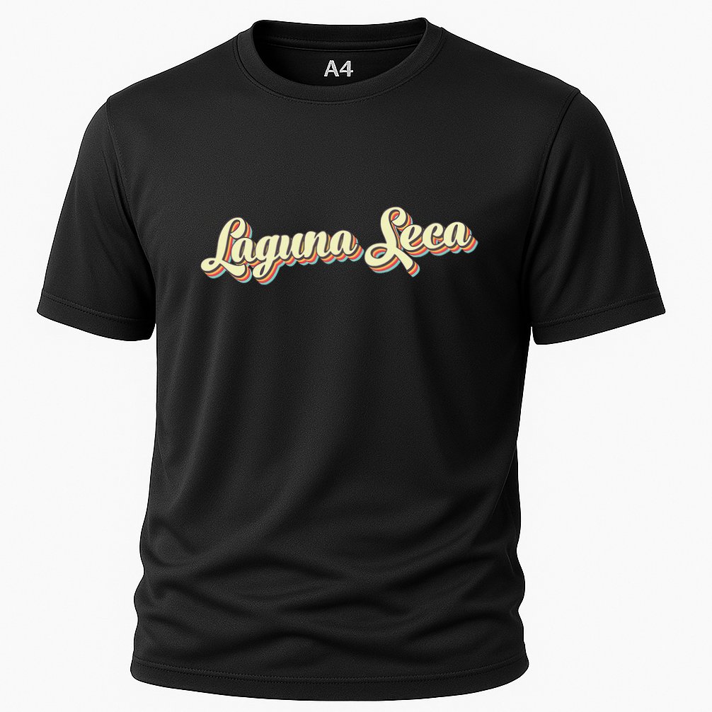 Laguna Seca Retro Art Baseball Font Vintage Cooling Performance Crew T-Shirt