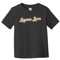 Laguna Seca Retro Art Baseball Font Vintage Toddler T-Shirt