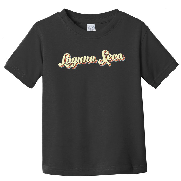 Laguna Seca Retro Art Baseball Font Vintage Toddler T-Shirt