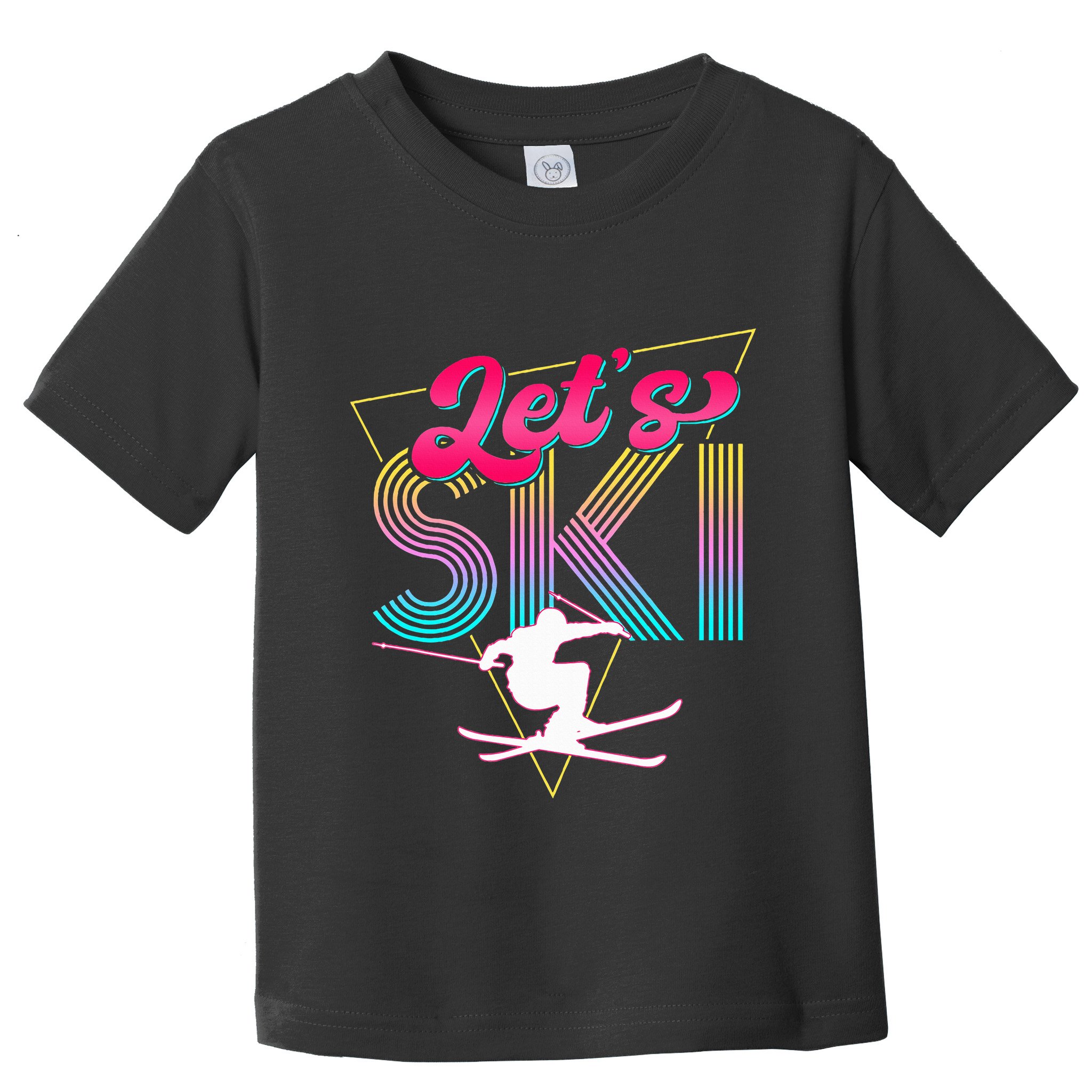 LetS Ski Retro 80s Skiing Party Outfit 90s Skier Costume Toddler T-Shirt
