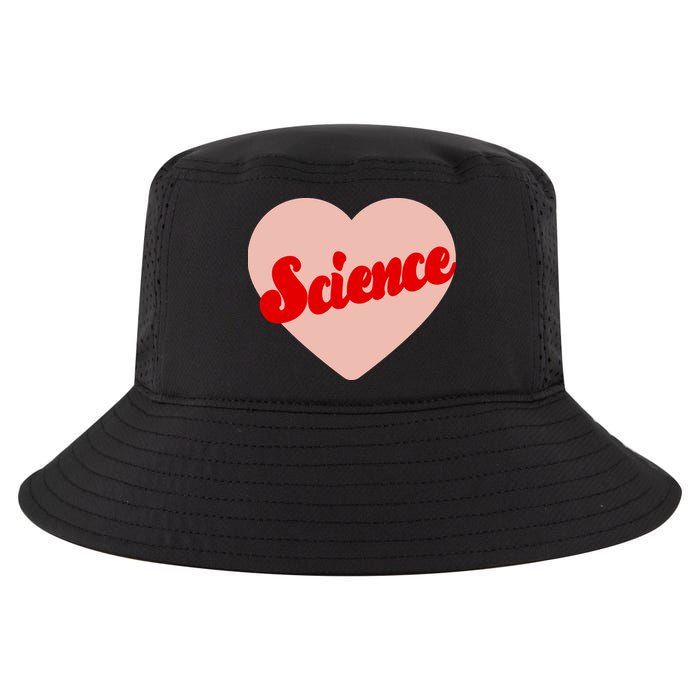 Love Science Retro Heart Cool Comfort Performance Bucket Hat