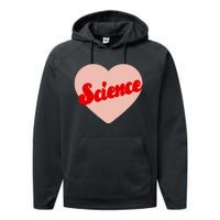 Love Science Retro Heart Performance Fleece Hoodie