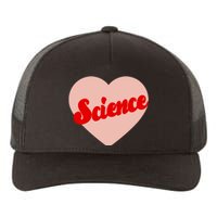 Love Science Retro Heart Yupoong Adult 5-Panel Trucker Hat