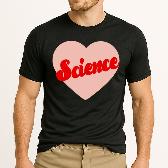 Love Science Retro Heart Cooling Performance Crew T-Shirt