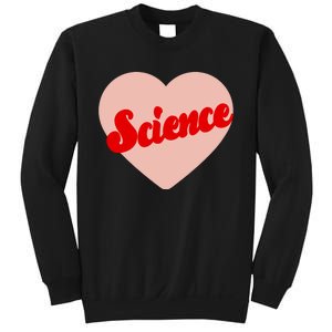 Love Science Retro Heart Sweatshirt