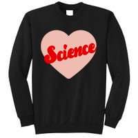 Love Science Retro Heart Sweatshirt