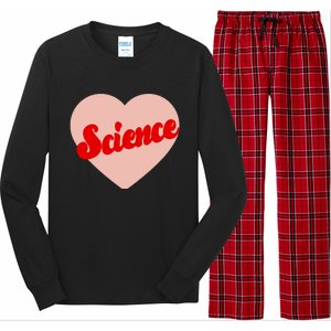 Love Science Retro Heart Long Sleeve Pajama Set