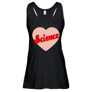 Love Science Retro Heart Ladies Essential Flowy Tank