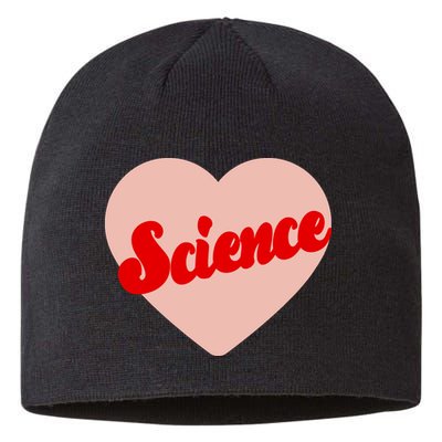 Love Science Retro Heart Sustainable Beanie