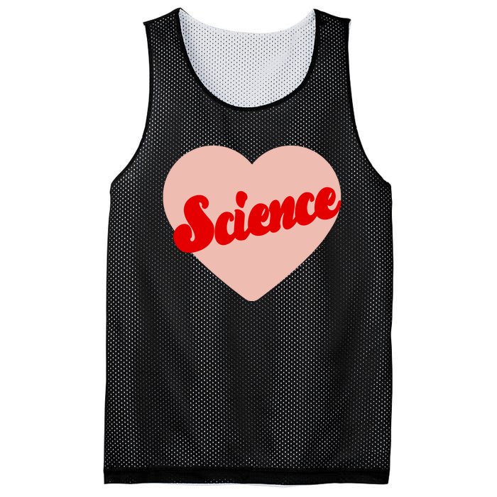 Love Science Retro Heart Mesh Reversible Basketball Jersey Tank