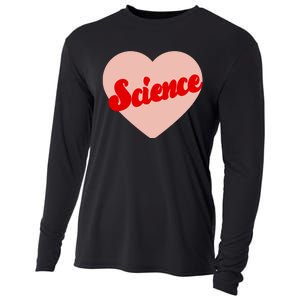 Love Science Retro Heart Cooling Performance Long Sleeve Crew