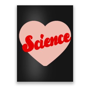 Love Science Retro Heart Poster