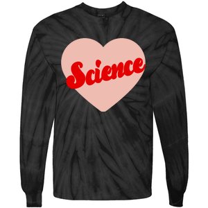 Love Science Retro Heart Tie-Dye Long Sleeve Shirt