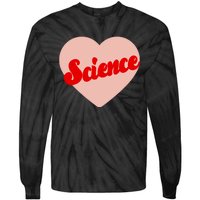 Love Science Retro Heart Tie-Dye Long Sleeve Shirt