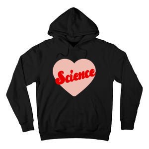 Love Science Retro Heart Tall Hoodie