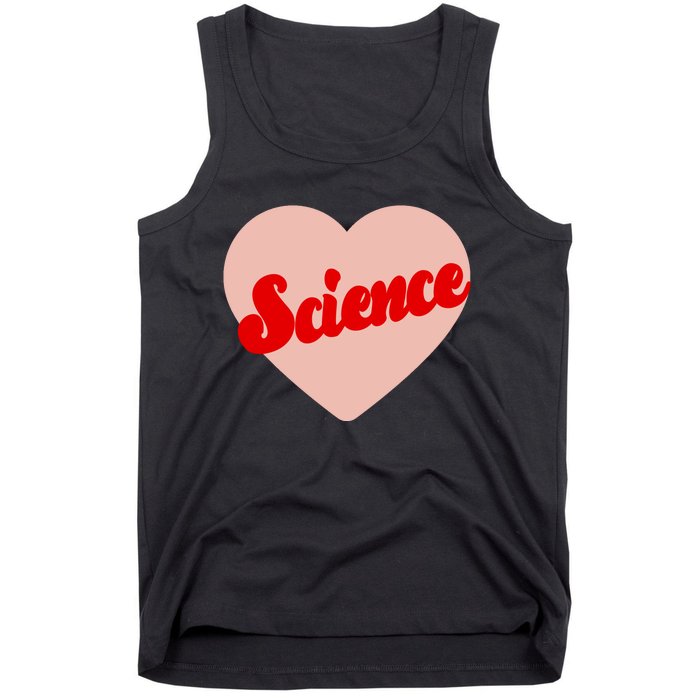 Love Science Retro Heart Tank Top