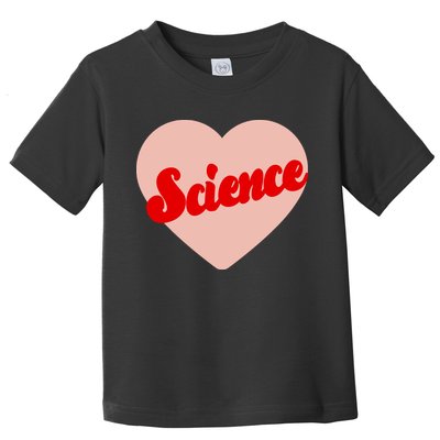 Love Science Retro Heart Toddler T-Shirt