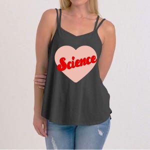 Love Science Retro Heart Women's Strappy Tank