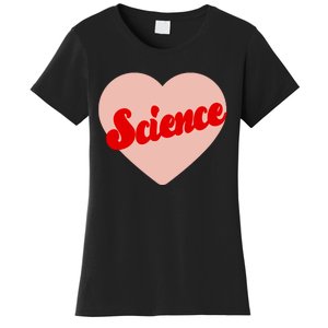 Love Science Retro Heart Women's T-Shirt