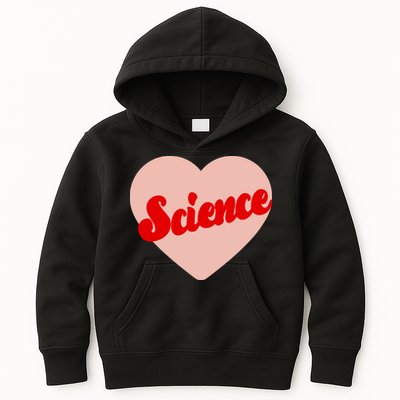 Love Science Retro Heart Kids Hoodie