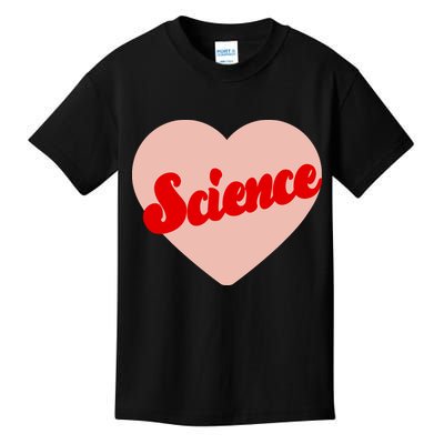 Love Science Retro Heart Kids T-Shirt
