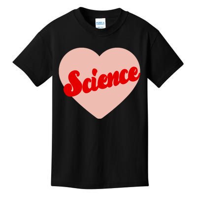 Love Science Retro Heart Kids T-Shirt