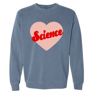 Love Science Retro Heart Garment-Dyed Sweatshirt