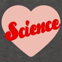 Love Science Retro Heart Vector Backpack