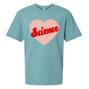 Love Science Retro Heart Sueded Cloud Jersey T-Shirt