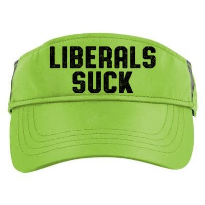 Liberals Suck Republican Conservatives Adult Drive Performance Visor