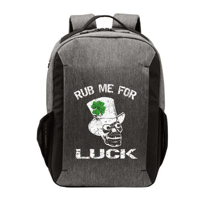 Leprechaun Scull Rub Me For Luck Gift Vector Backpack