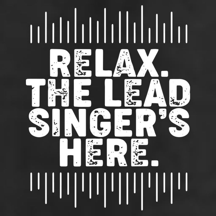 Lead Singer Relax Funny Singer Singing Gift Idea 7 Panel Mesh Trucker Snapback Hat