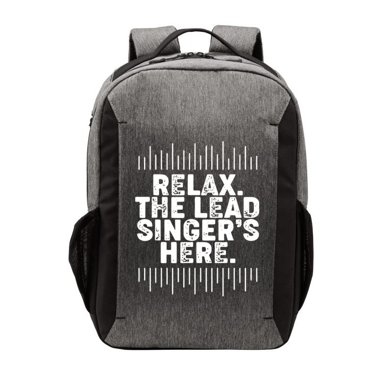 Lead Singer Relax Funny Singer Singing Gift Idea Vector Backpack