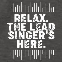 Lead Singer Relax Funny Singer Singing Gift Idea Vector Backpack
