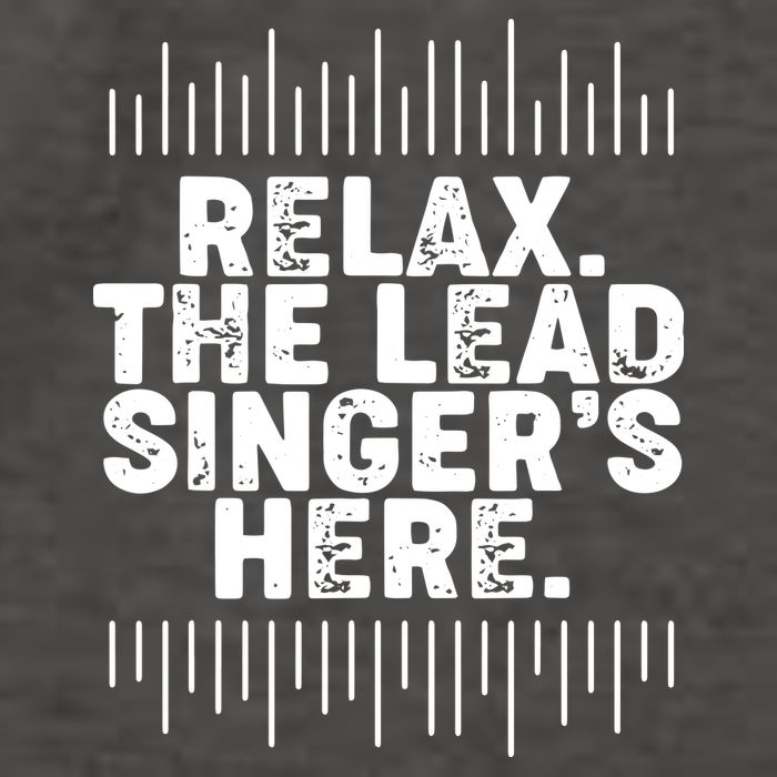 Lead Singer Relax Funny Singer Singing Gift Idea Vector Backpack