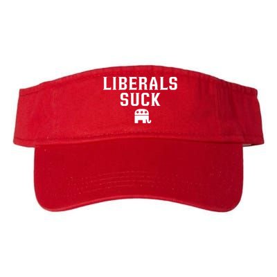Liberals Suck Republican Party Elephant Conservatives Visor
