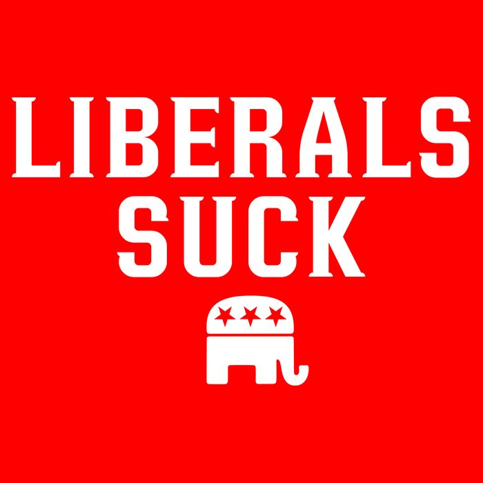 Liberals Suck Republican Party Elephant Conservatives Zip Tote Bag