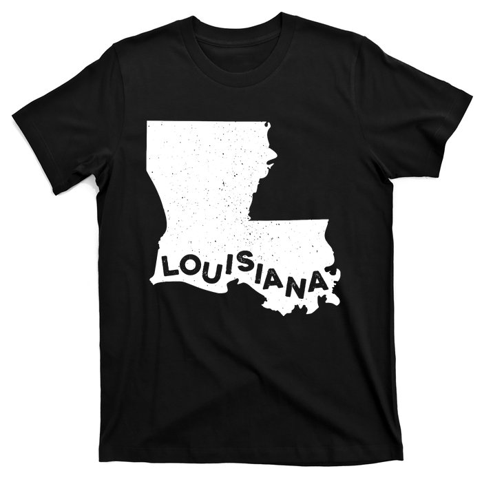 Louisiana Shirts Roots State Map Home Love Pride T-Shirt