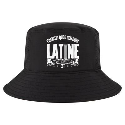 Latin School Roman Culture Latin Saying Manual Latin Cool Comfort Performance Bucket Hat