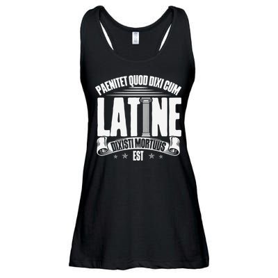 Latin School Roman Culture Latin Saying Manual Latin Ladies Essential Flowy Tank