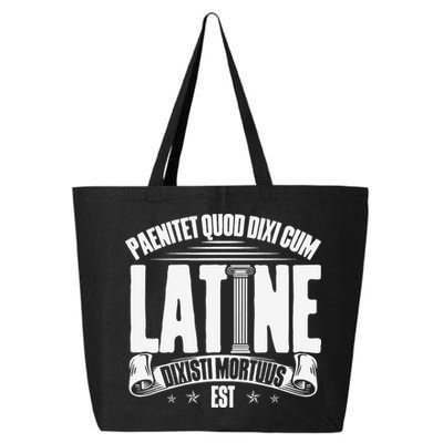 Latin School Roman Culture Latin Saying Manual Latin 25L Jumbo Tote