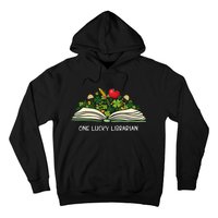 Love Shamrock Reading Teacher Funny St Patricks Day Hoodie