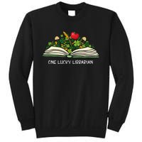 Love Shamrock Reading Teacher Funny St Patricks Day Sweatshirt