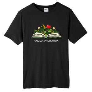 Love Shamrock Reading Teacher Funny St Patricks Day Tall Fusion ChromaSoft Performance T-Shirt