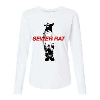 Limited Sewer Rat Franklin Jonas Womens Cotton Relaxed Long Sleeve T-Shirt