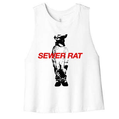 Limited Sewer Rat Franklin Jonas Women's Racerback Cropped Tank