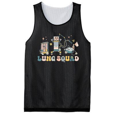 Lung Squad Respiratory Therapist Nurse Pulmonologist Mesh Reversible Basketball Jersey Tank