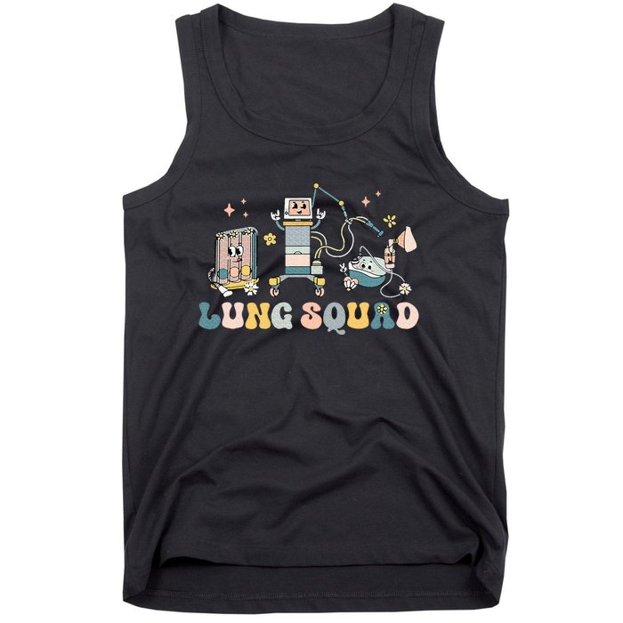 Lung Squad Respiratory Therapist Nurse Pulmonologist Tank Top