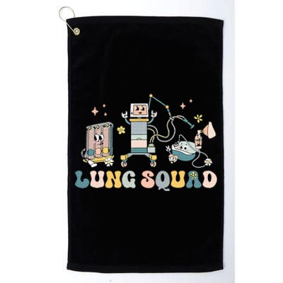 Lung Squad Respiratory Therapist Nurse Pulmonologist Platinum Collection Golf Towel